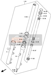 Ammortizzatore forcella anteriore